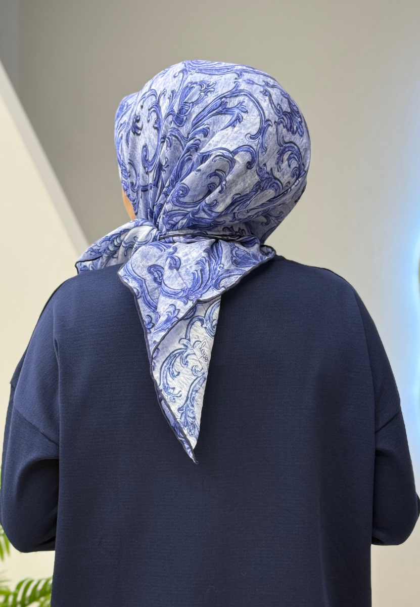 Morcivert Brokar Eşarp 