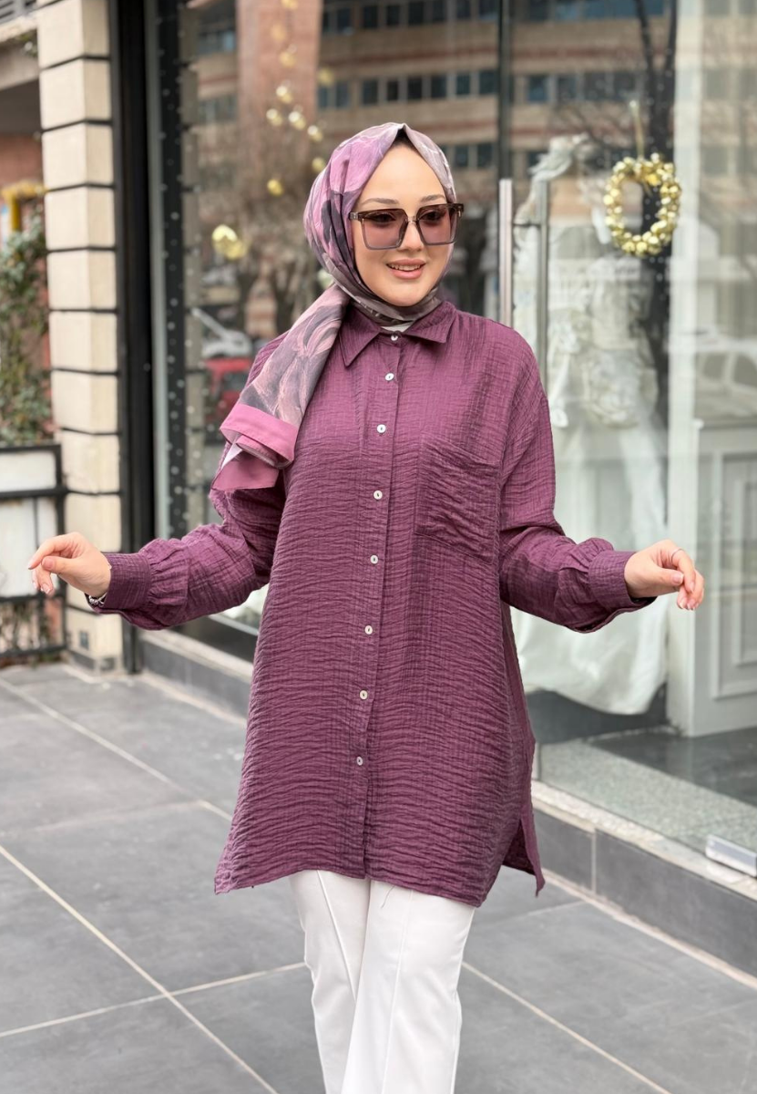 Mürdüm Ceylin Gömlek