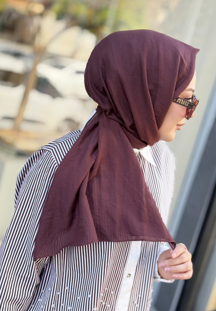 Pamuk Kraş Şal Dark Cherry