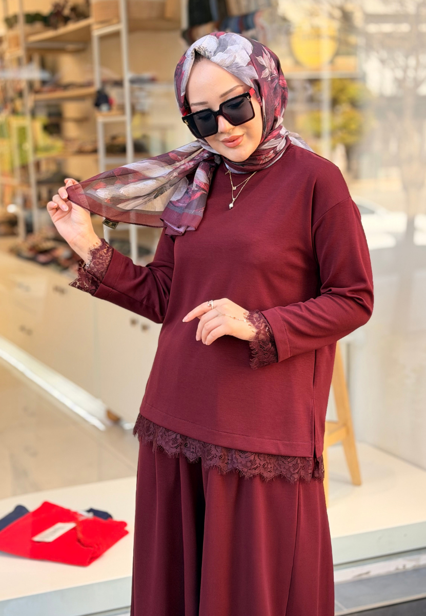Pelin Bordo Sweat