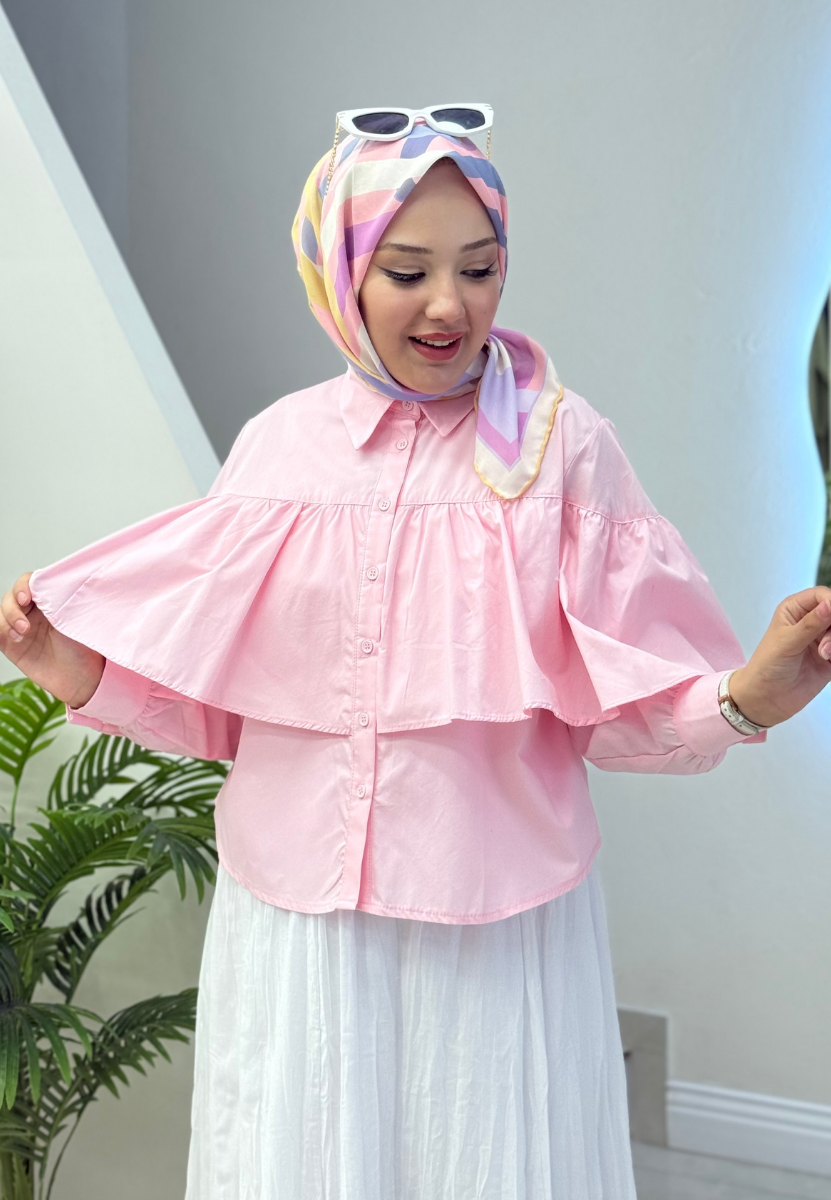 Pembe Candy Gömlek