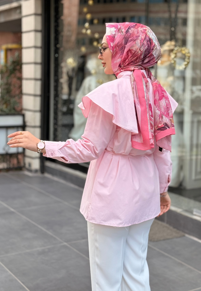 Pembe Meltem Gömlek