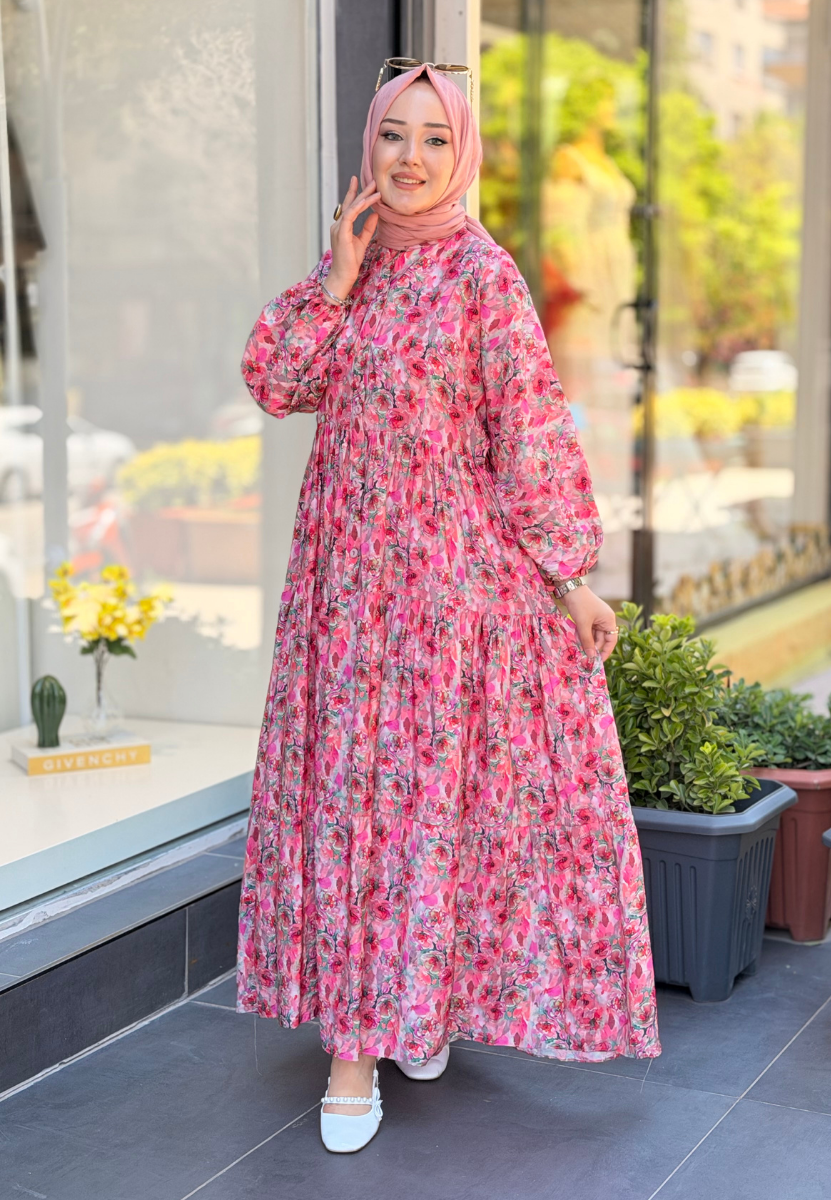 Rose Buket Elbise