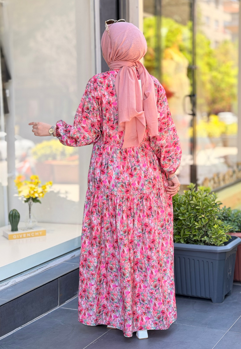 Rose Buket Elbise