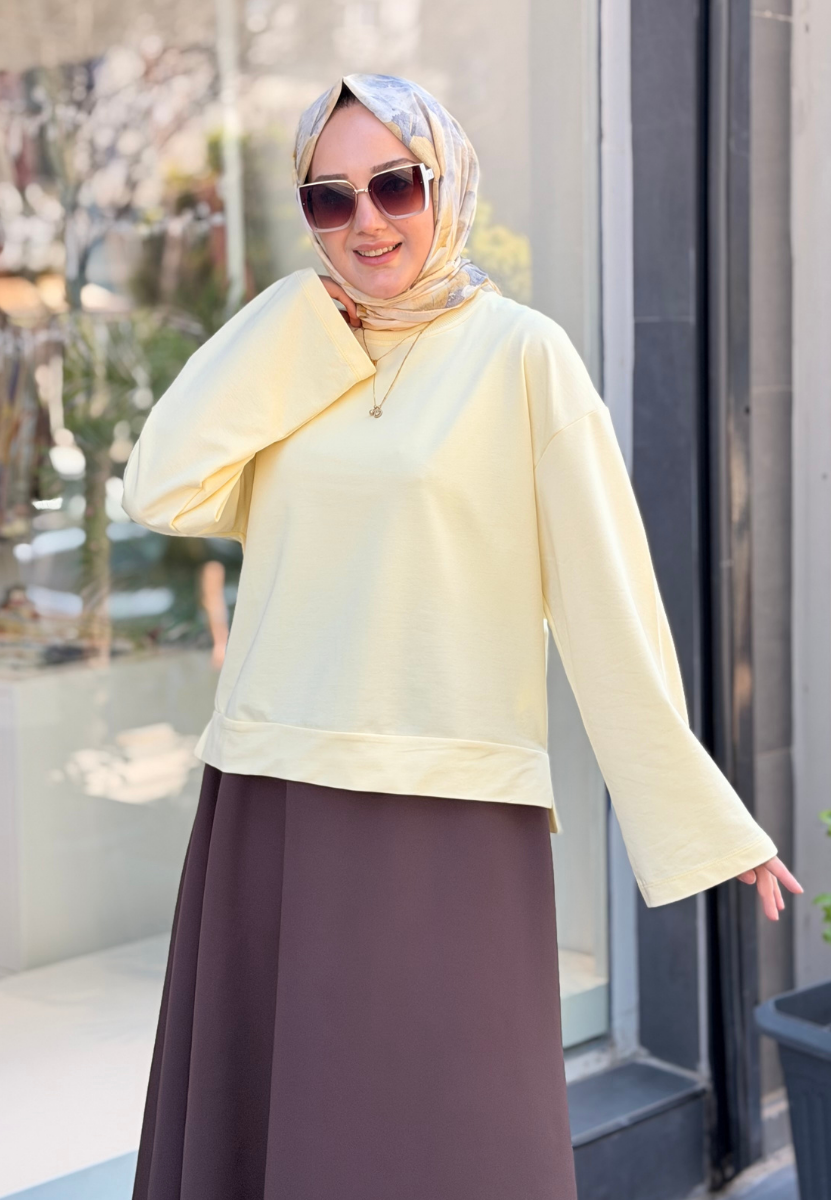 Sarı Comfy Sweat