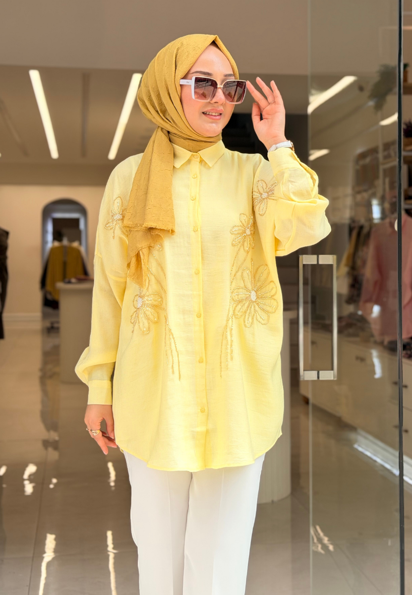 Sarı Esila Gömlek