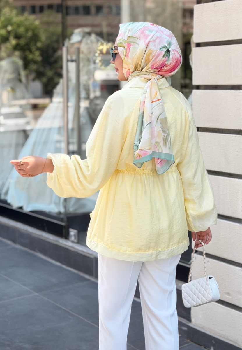 Sarı Princess Ceket
