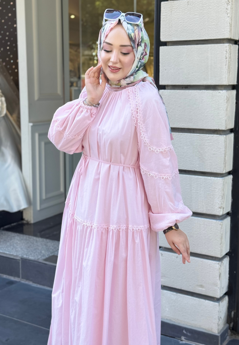 Uçuk Pembe Fresh Elbise