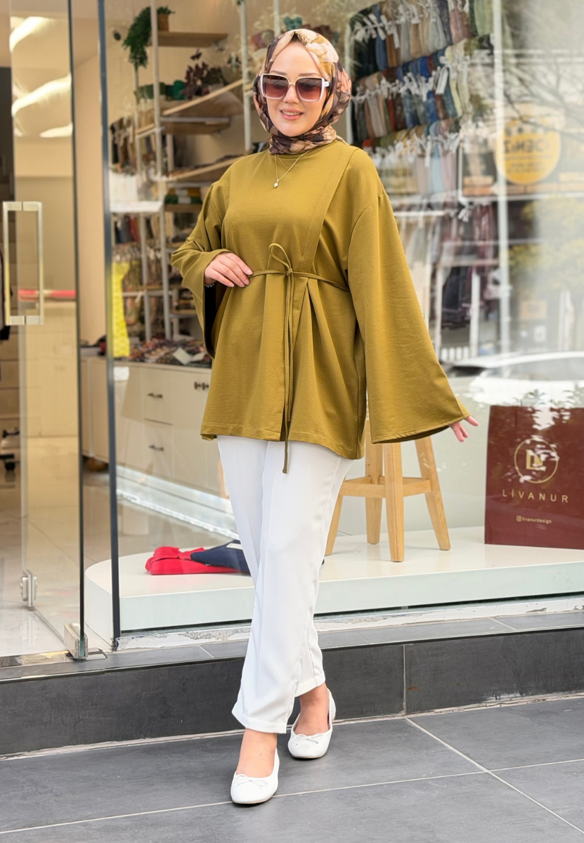 Yağ Yeşili Beren Sweat