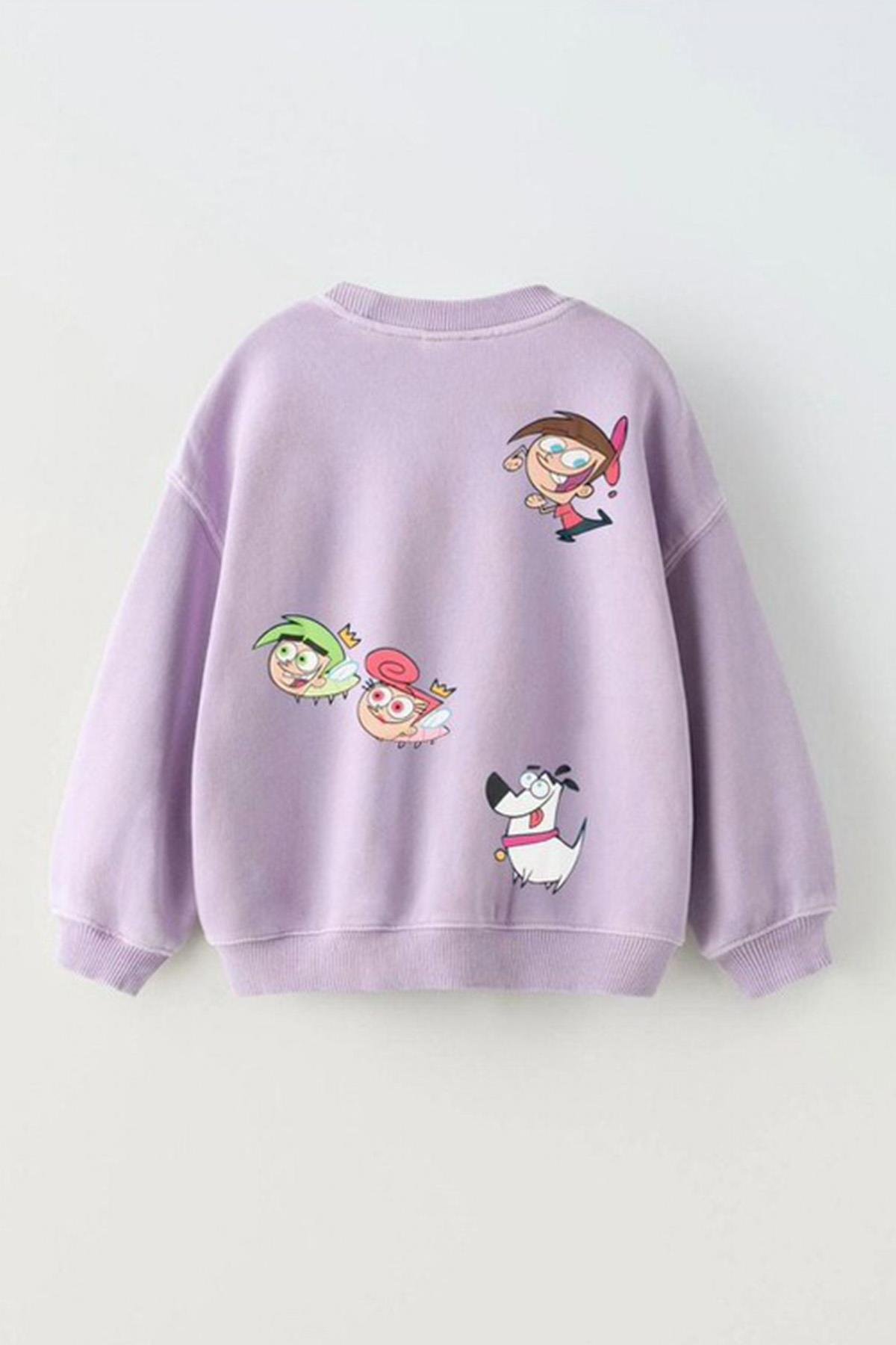 3 İplik OddParents Sweatshirt