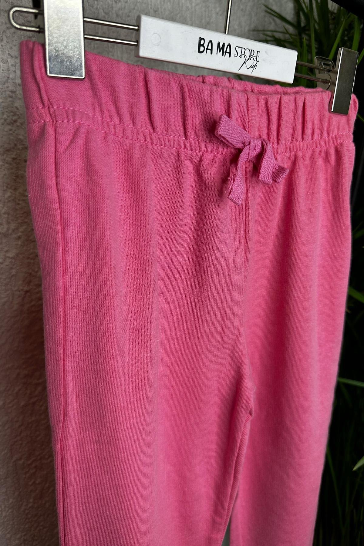 Alt Eşofman Koyu Pembe