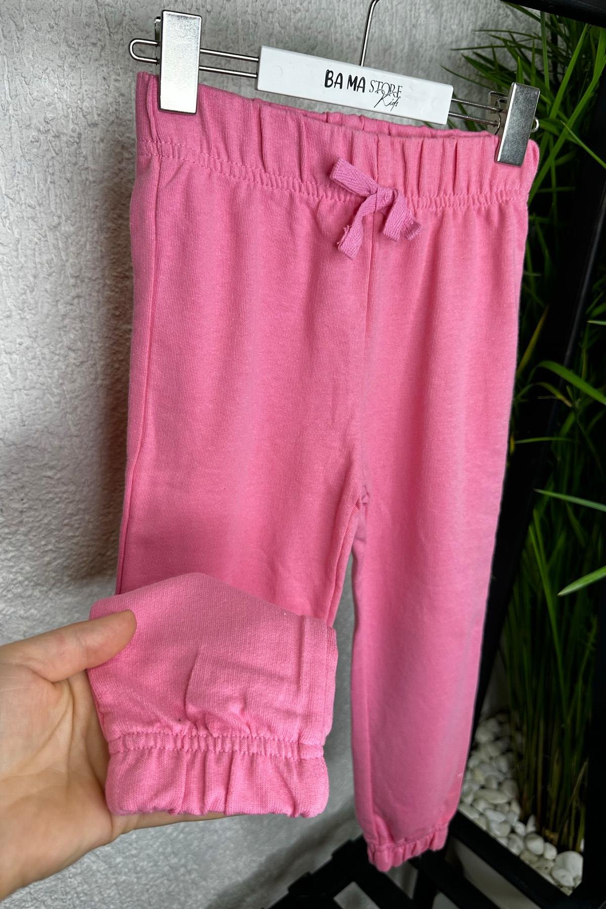 Alt Eşofman Koyu Pembe