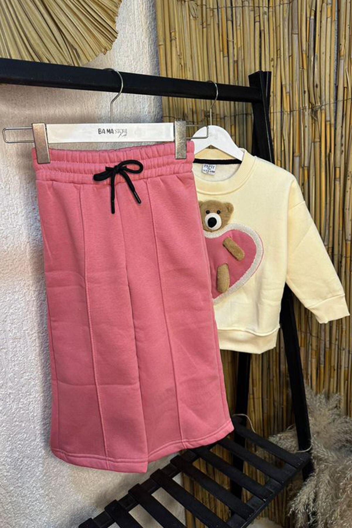 Ayıcıklı Takım Pembe 