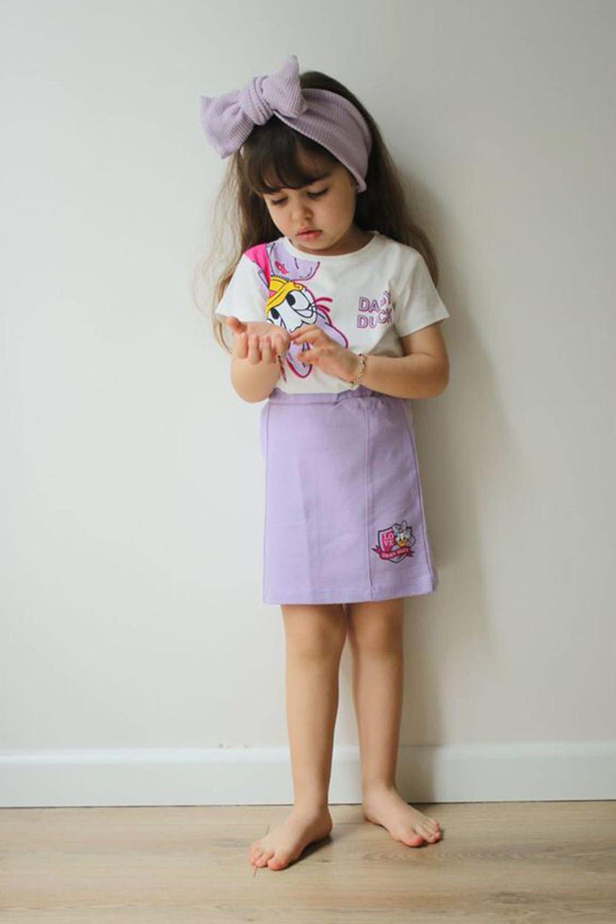 Daisy Duck Etekli Takım Lila