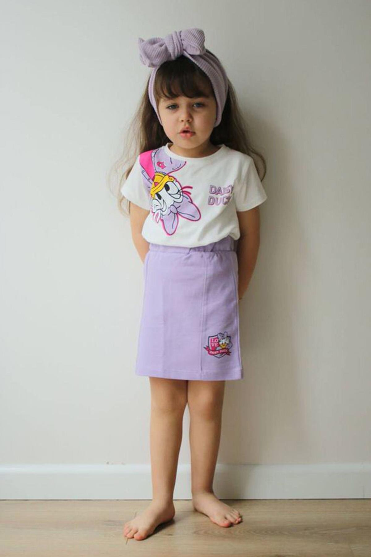 Daisy Duck Etekli Takım Lila