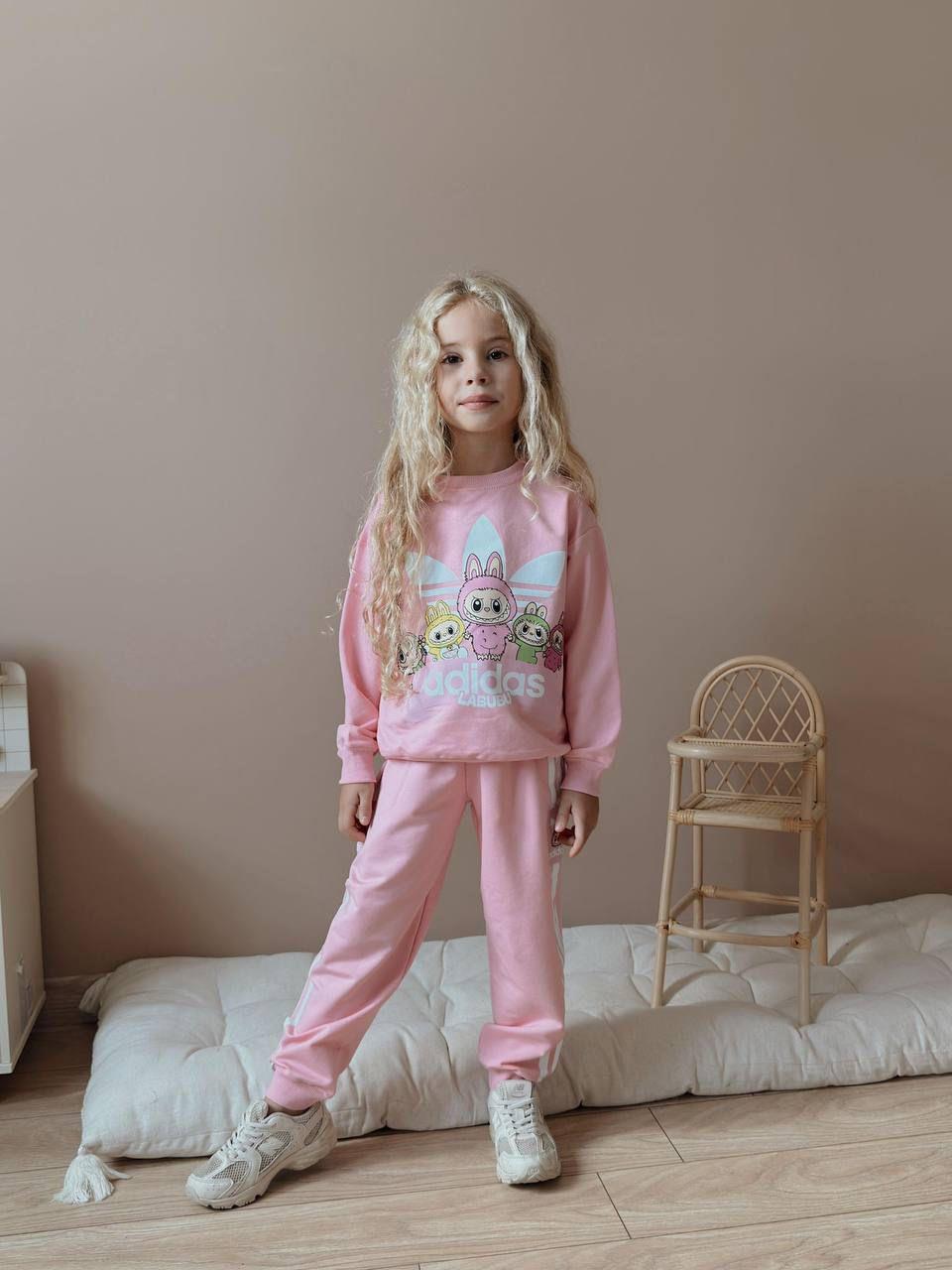 LABUBU ADİDAS PEMBE KIZ ÇOCUK TAKIM