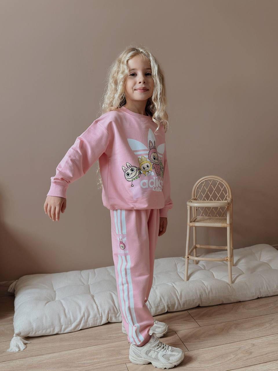 LABUBU ADİDAS PEMBE KIZ ÇOCUK TAKIM