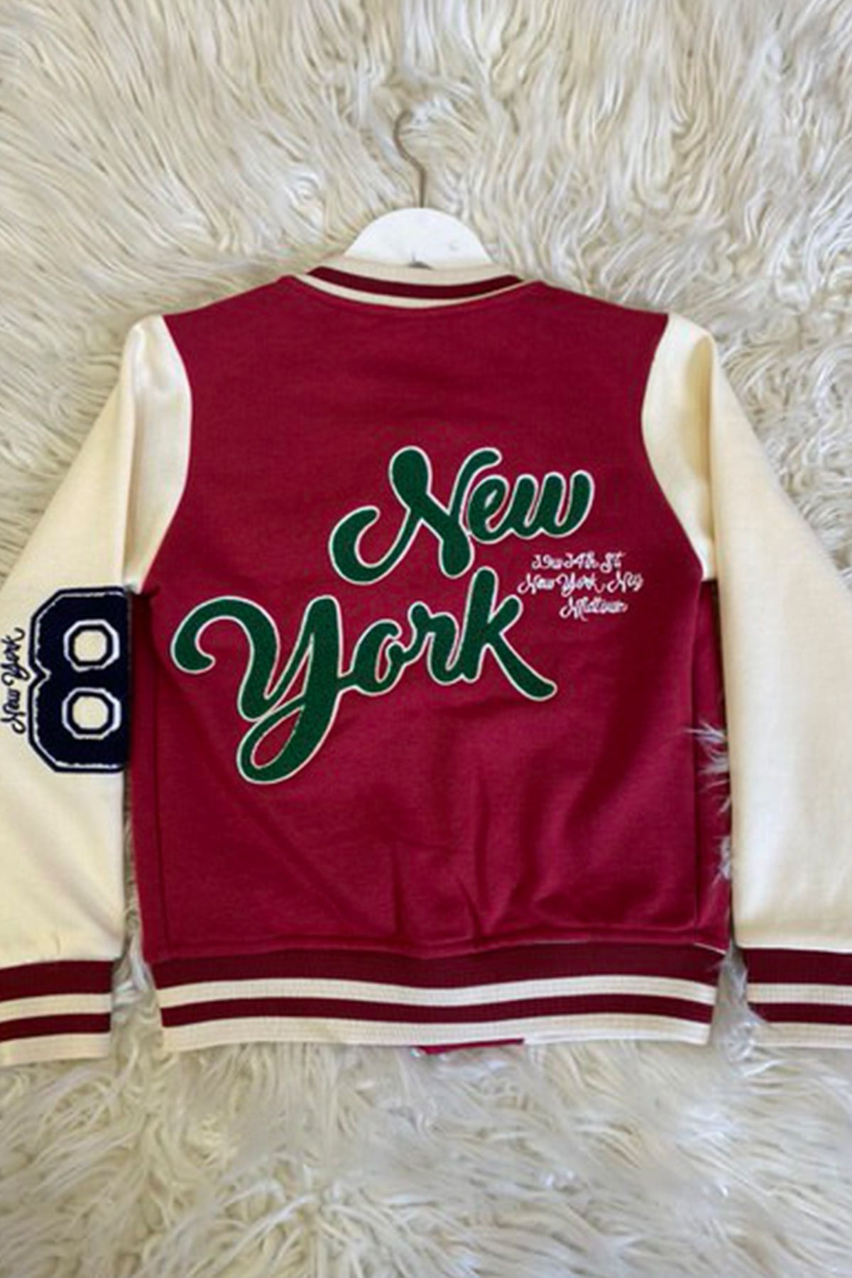 New York Bordo Kolej Ceket