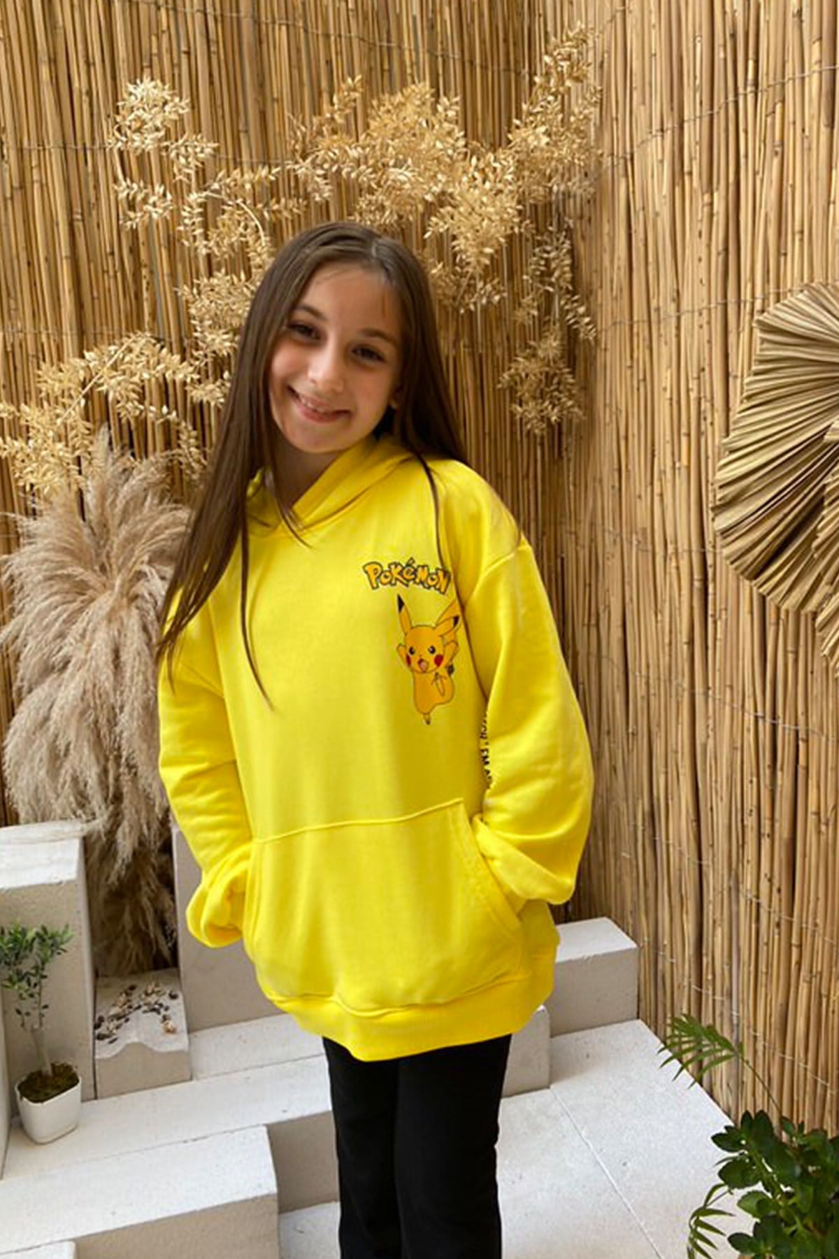 Pokemon Kapüşonlu Sweatshirt
