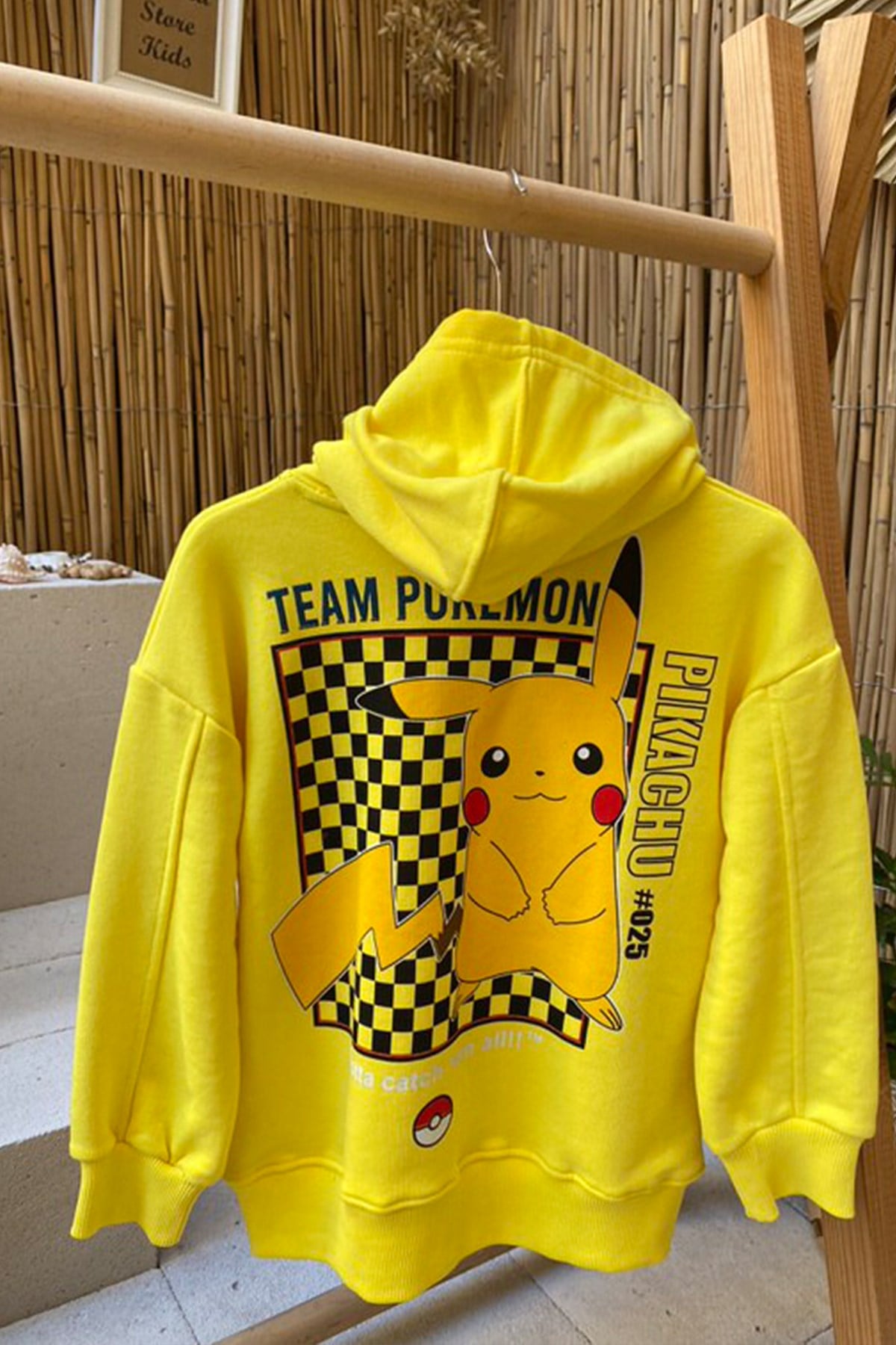 Pokemon Kapüşonlu Sweatshirt