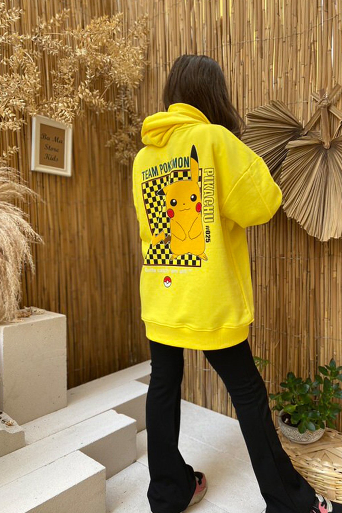 Pokemon Kapüşonlu Sweatshirt
