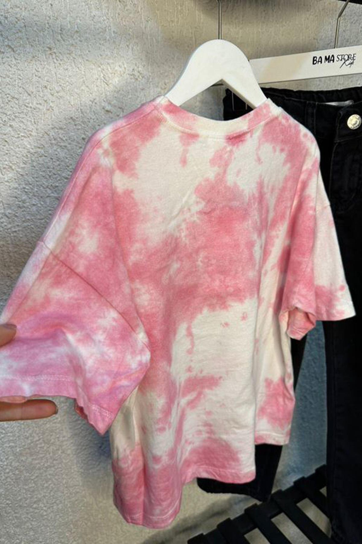 Snoopy Batik Tshirt Pembe