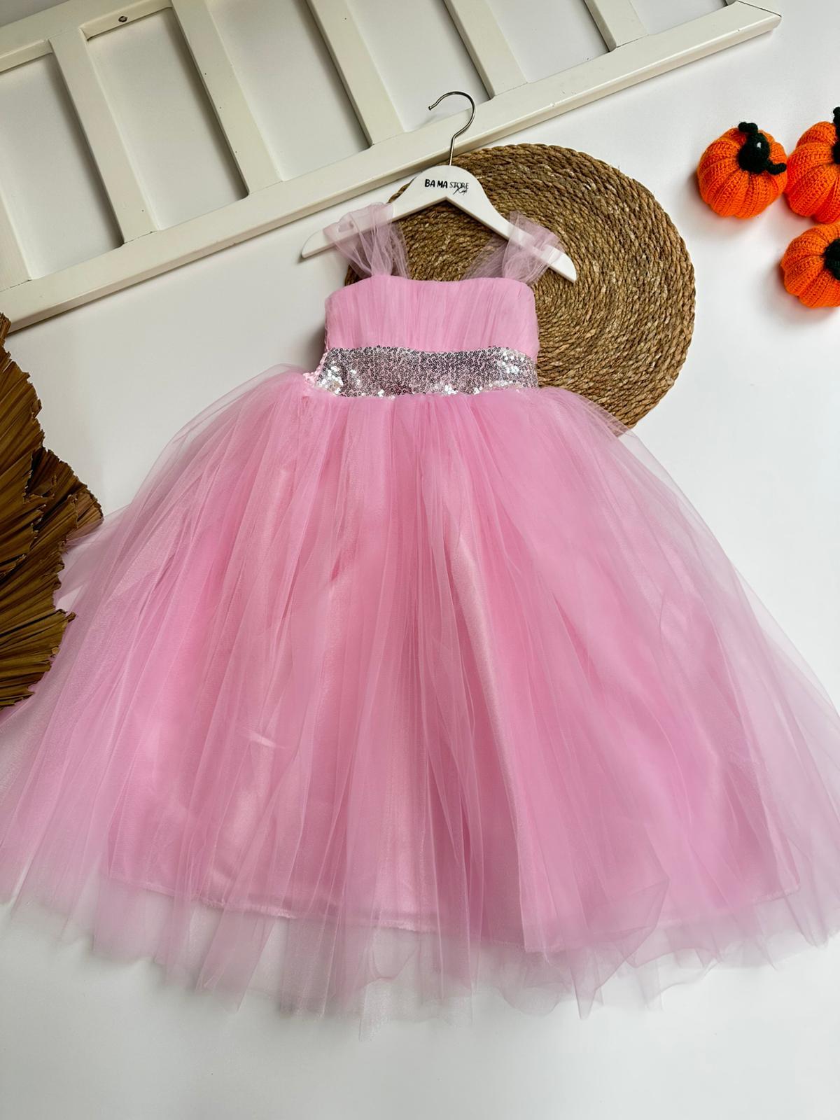 Tütü Abiye Elbise Pembe