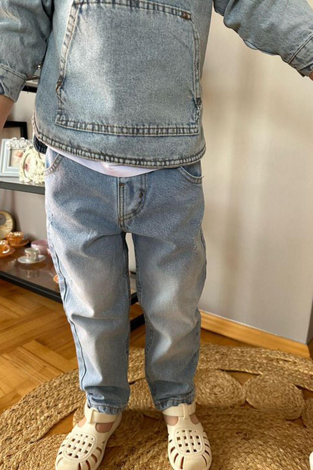 Unisex Kot Pantolon