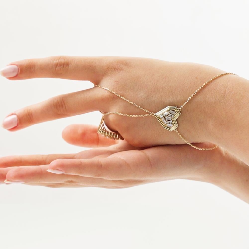 Baget Taşlı Kalp Şahmeran