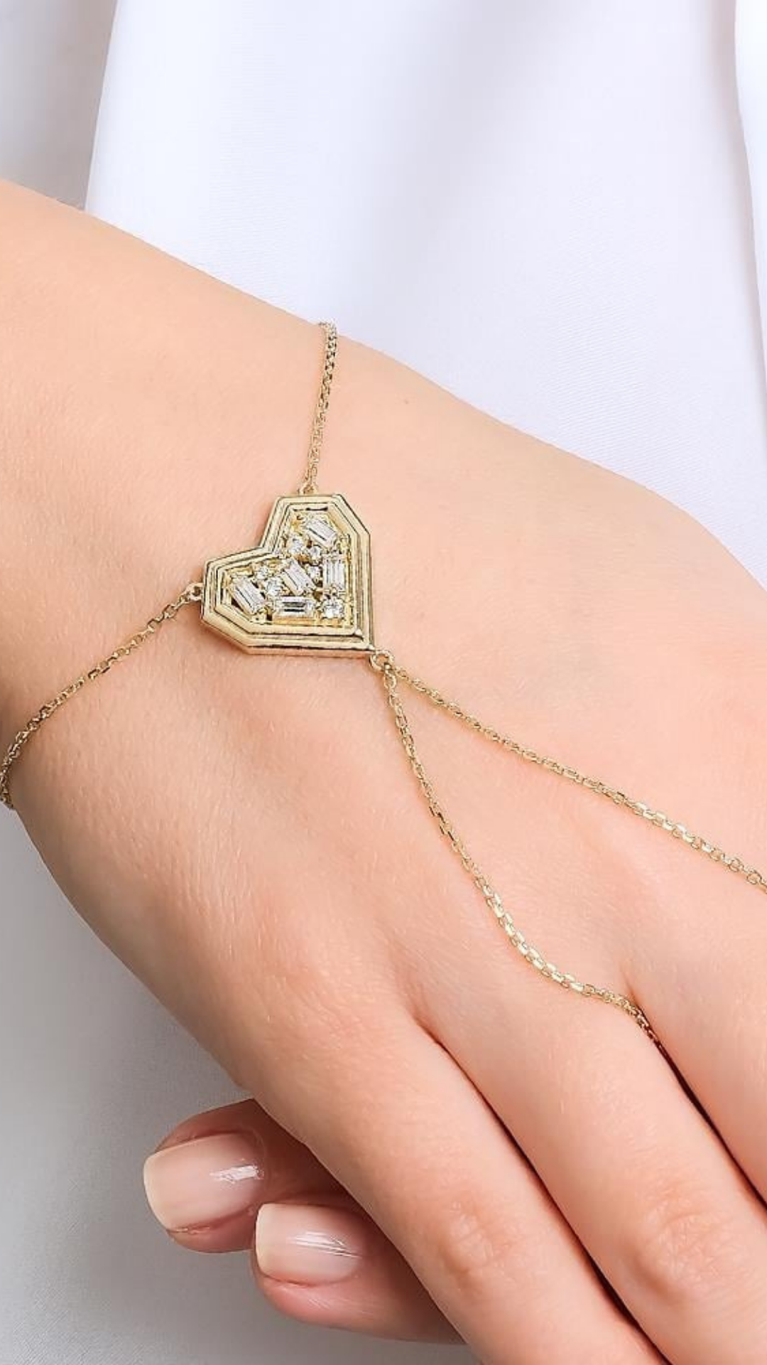 Baget Taşlı Kalp Şahmeran