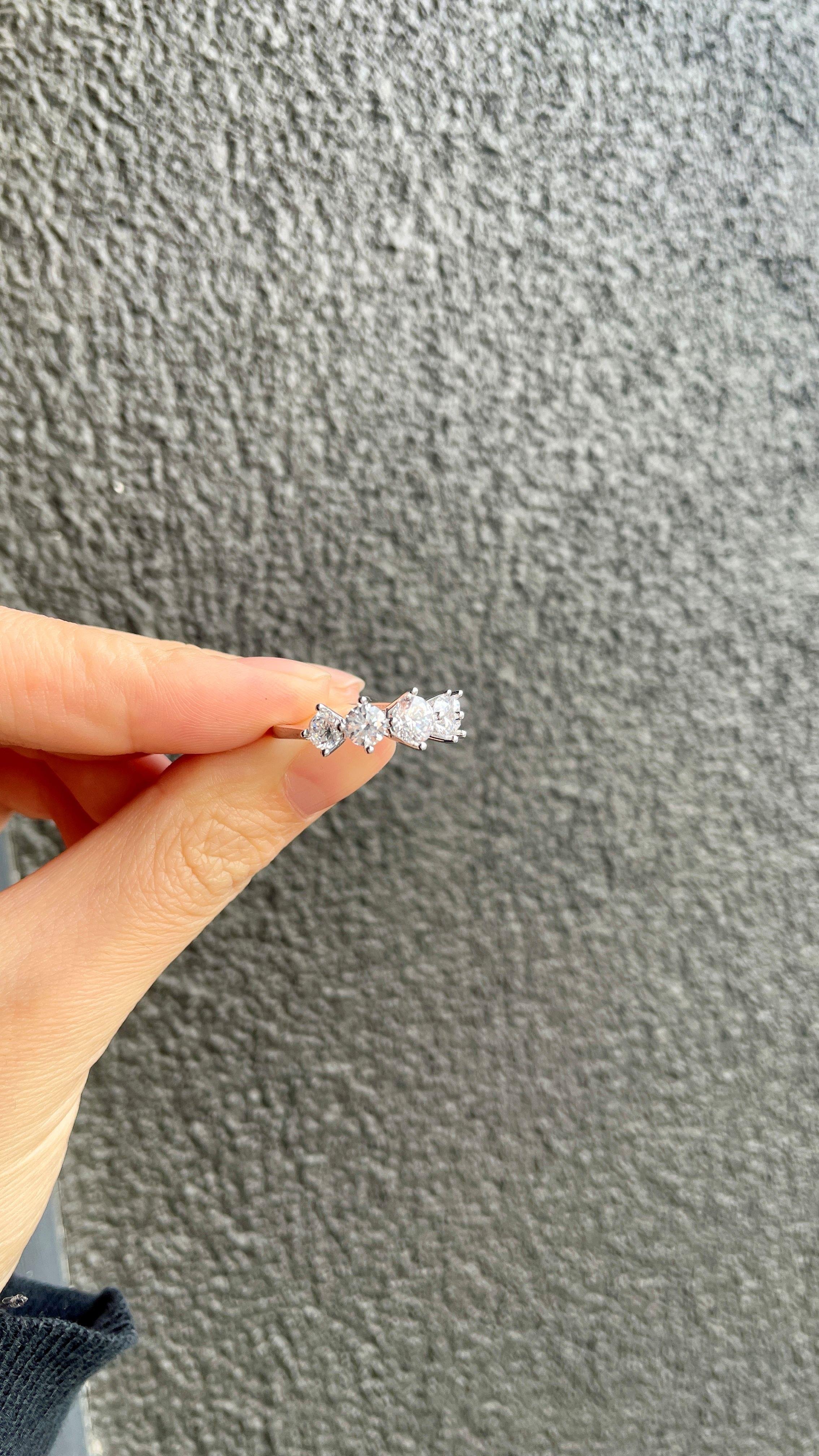 Beştaş Beyaz Altın Yüzük