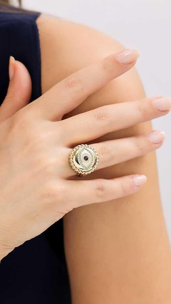 Göz Bebeği Yüzük