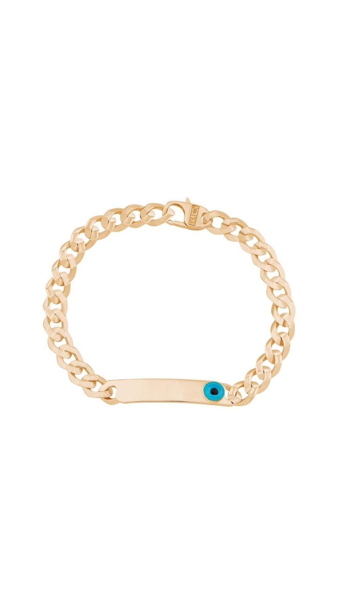 İsimli Gurmet Çocuk Künyesi (Plakası Göz Boncuklu)