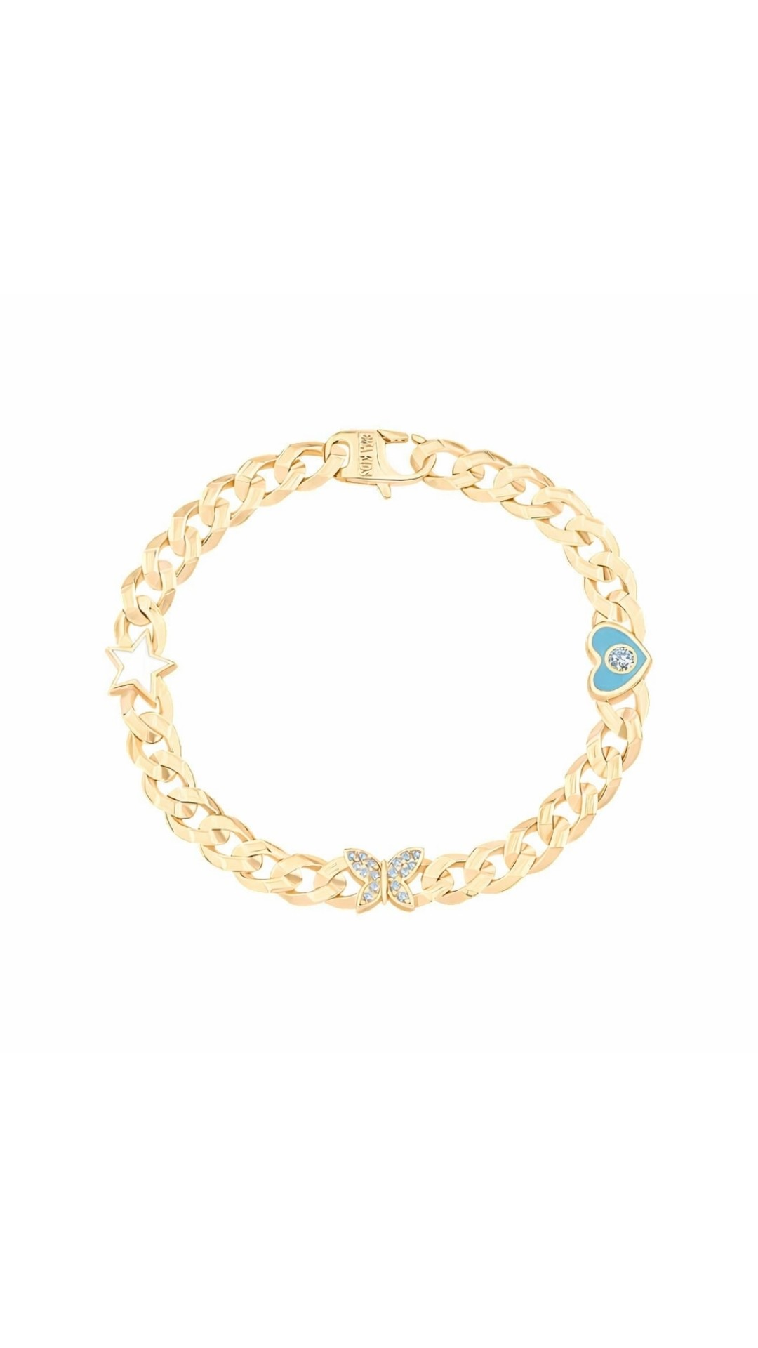 Taşlı Kelebek Gurmet Bileklik Çocuk