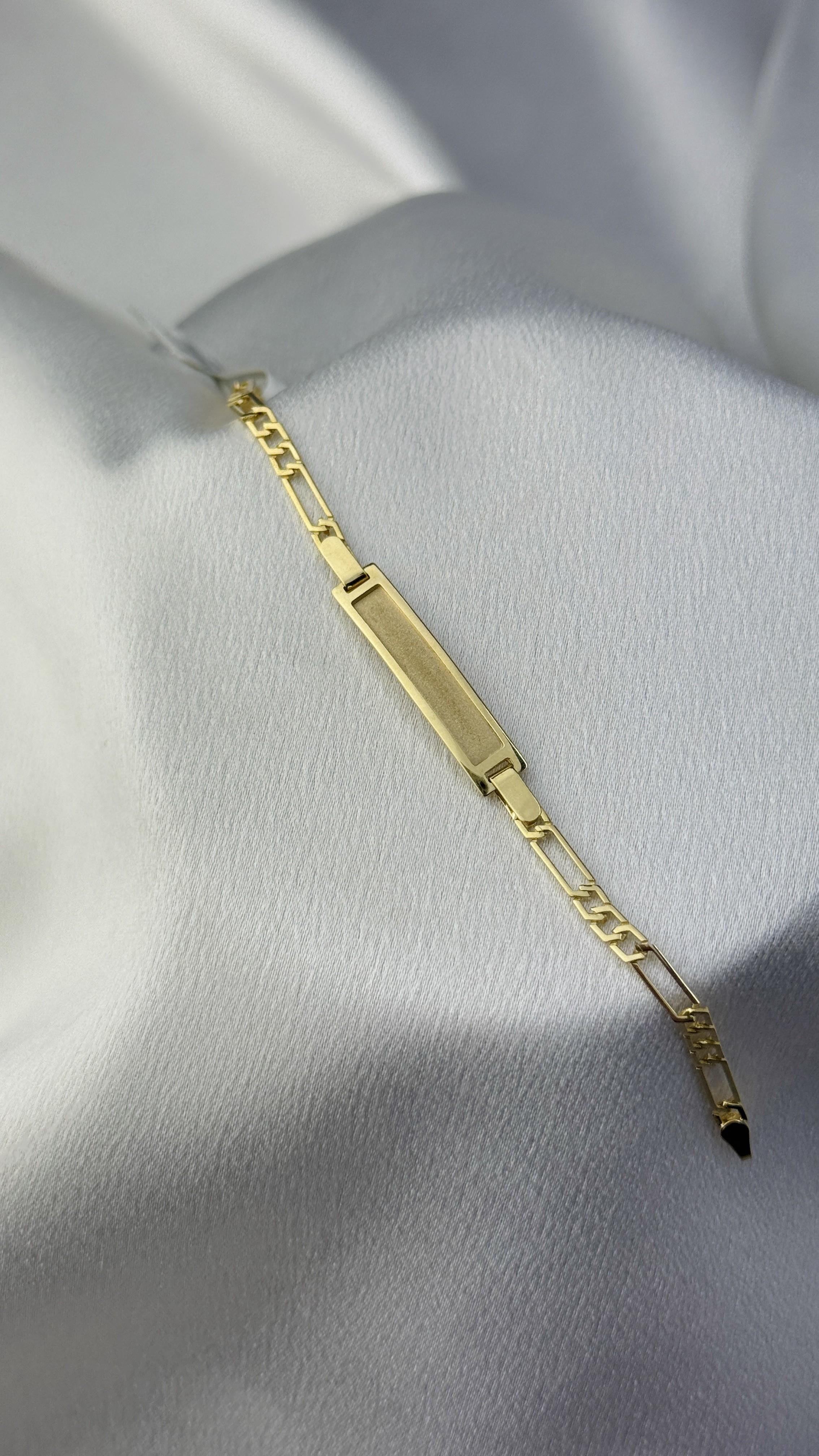 Unisex Altın Çocuk Bilekliği