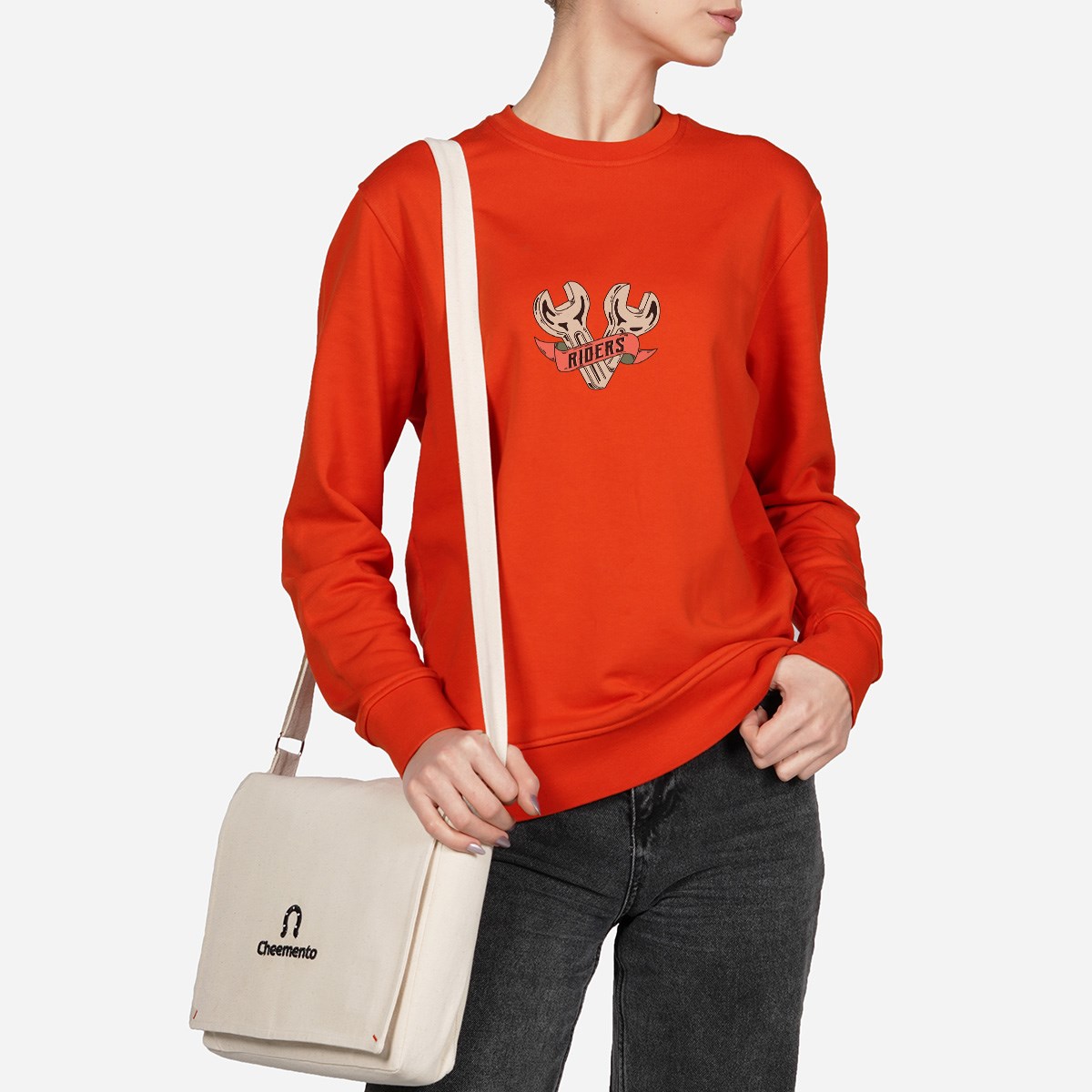  Sweatshirt Fix Kadın Taş