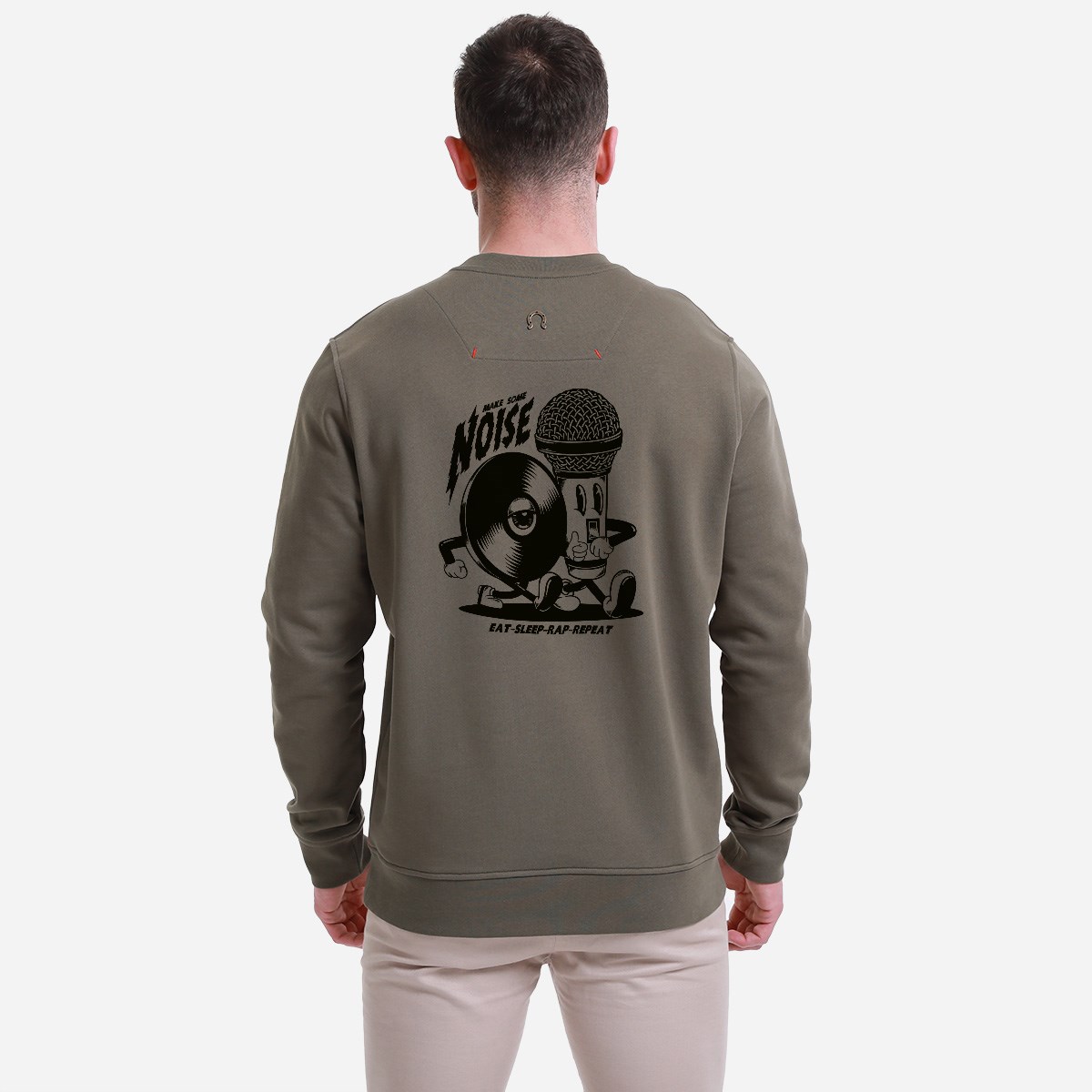  Sweatshirt Noise Erkek Taş