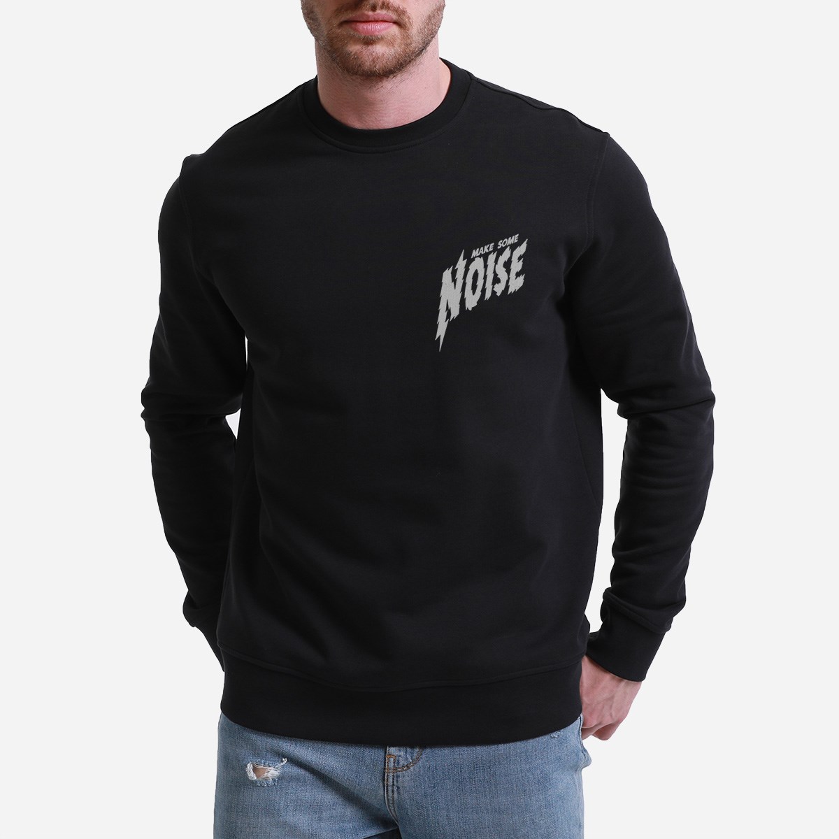  Sweatshirt Noise Erkek Taş
