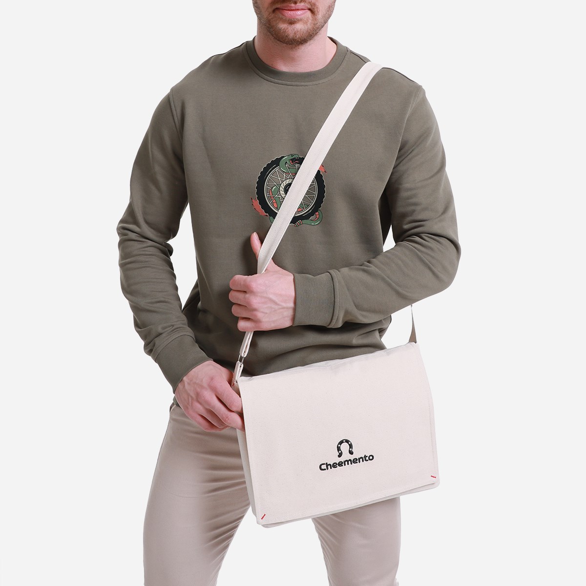 Sweatshirt Adrenalin Erkek Haki