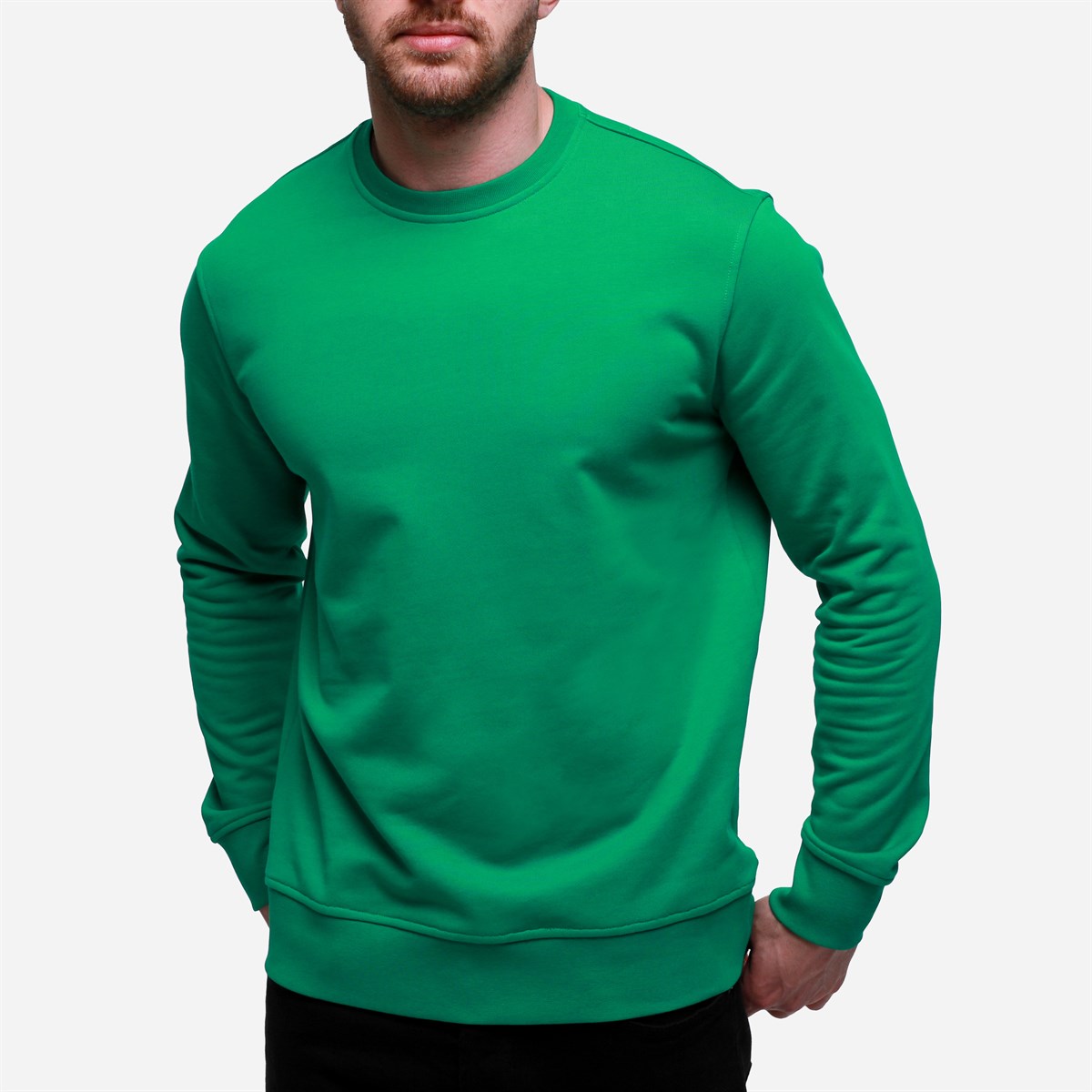 Sweatshirt Basic Erkek 