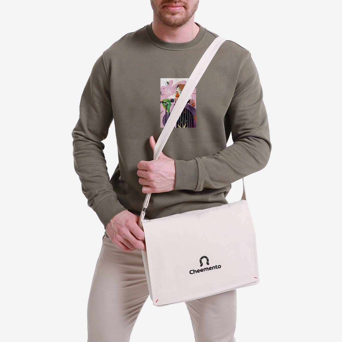 Sweatshirt Bowie Erkek Siyah