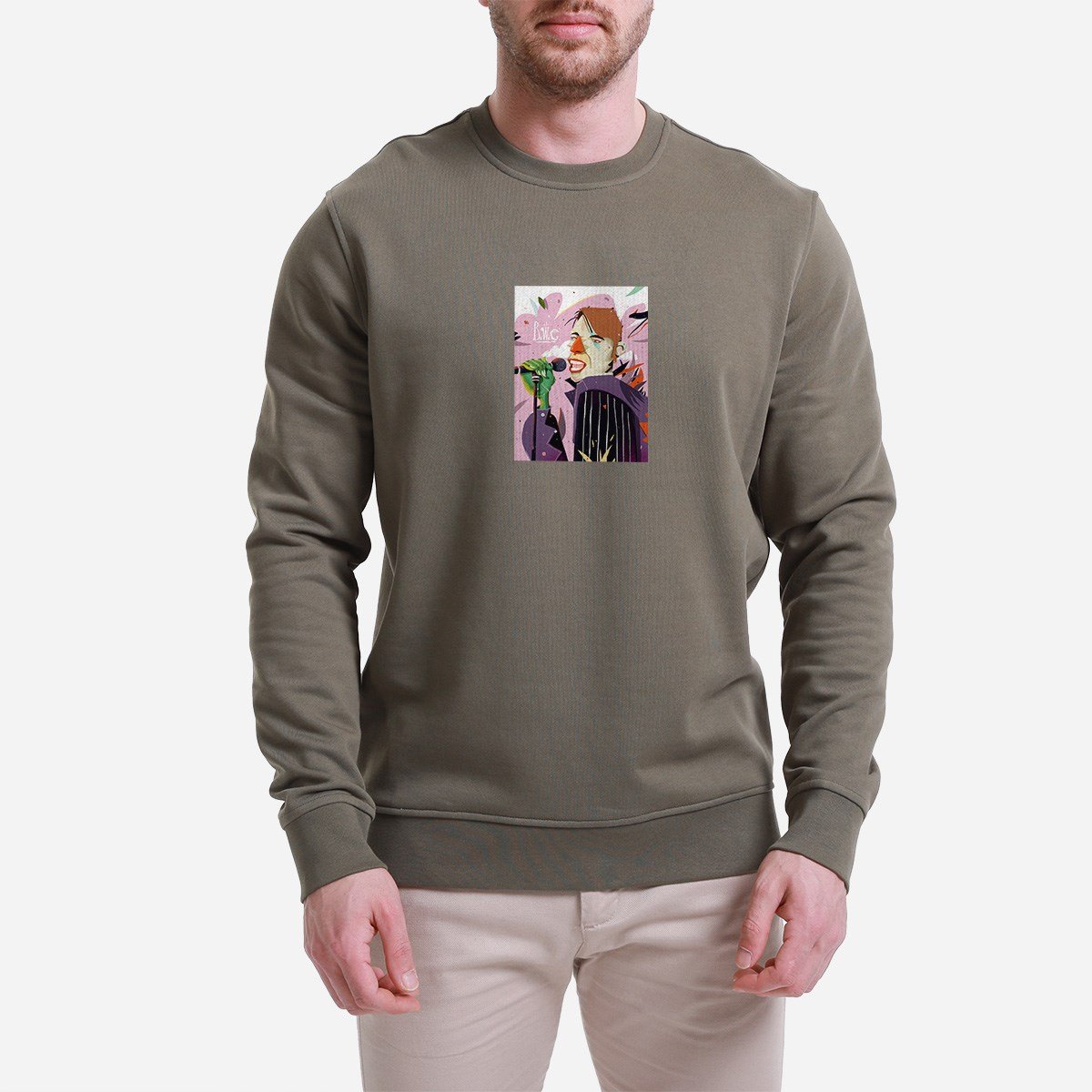 Sweatshirt Bowie Erkek Siyah