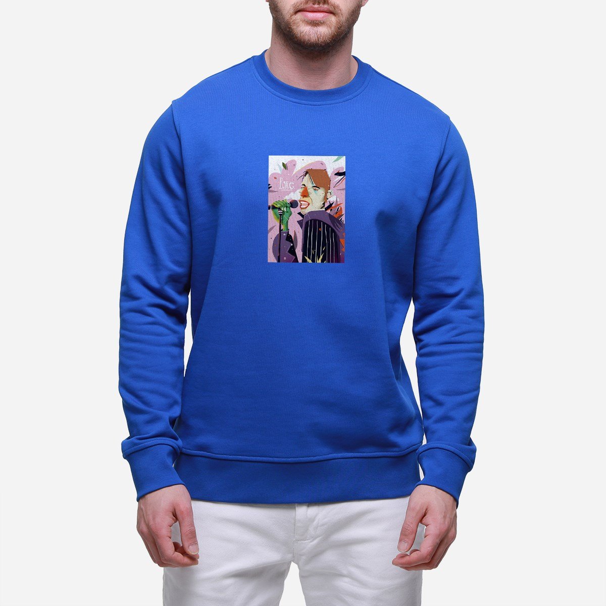 Sweatshirt Bowie Erkek Siyah