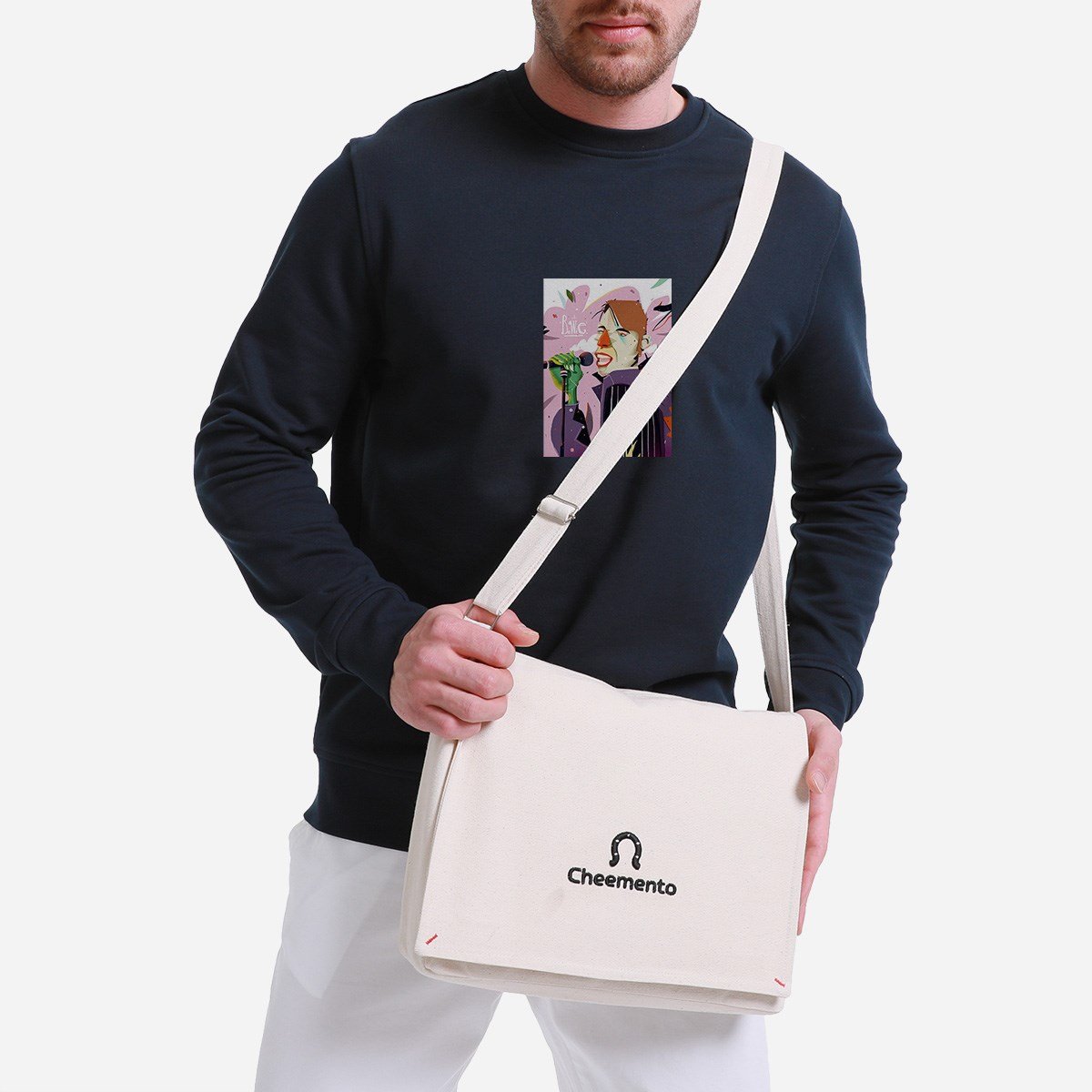 Sweatshirt Bowie Erkek Siyah