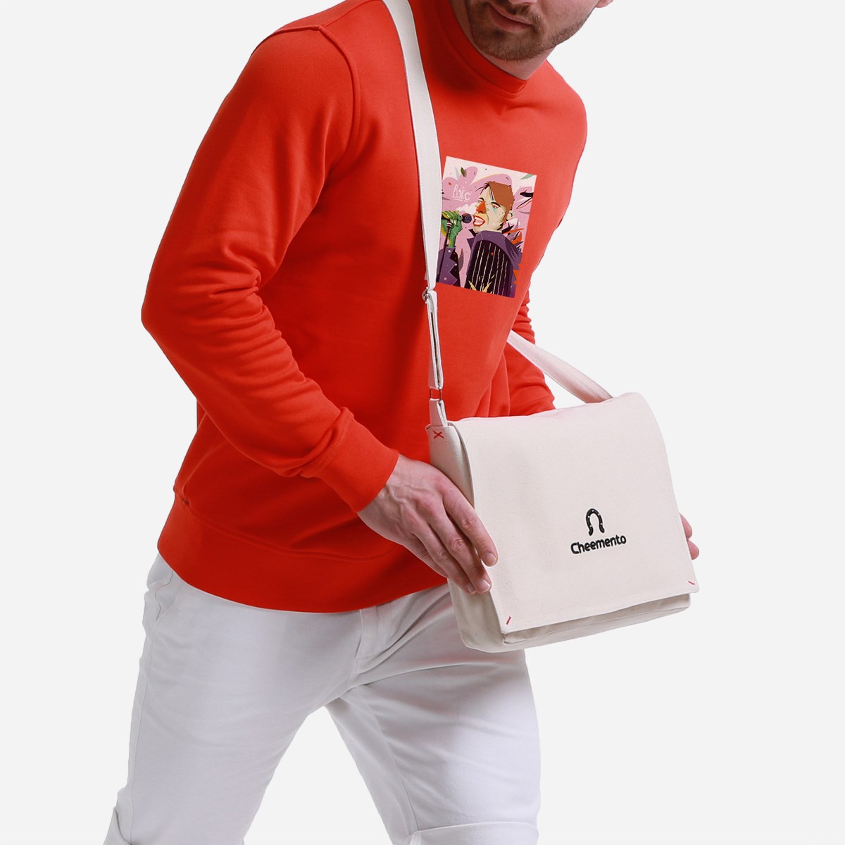 Sweatshirt Bowie Erkek Siyah