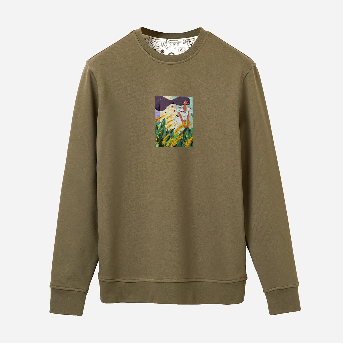 Sweatshirt Burçak Tarlası Erkek Turuncu