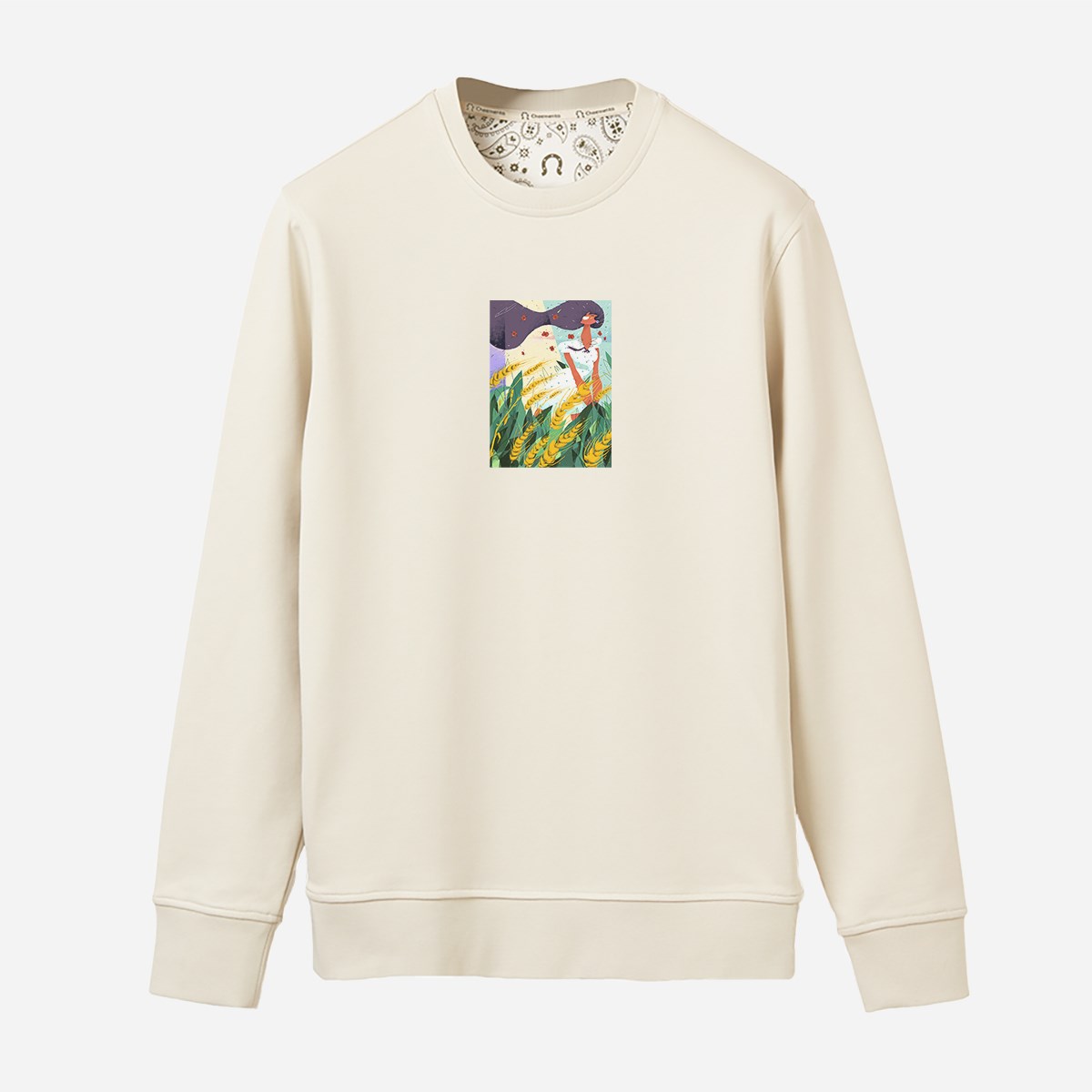 Sweatshirt Burçak Tarlası Erkek Turuncu