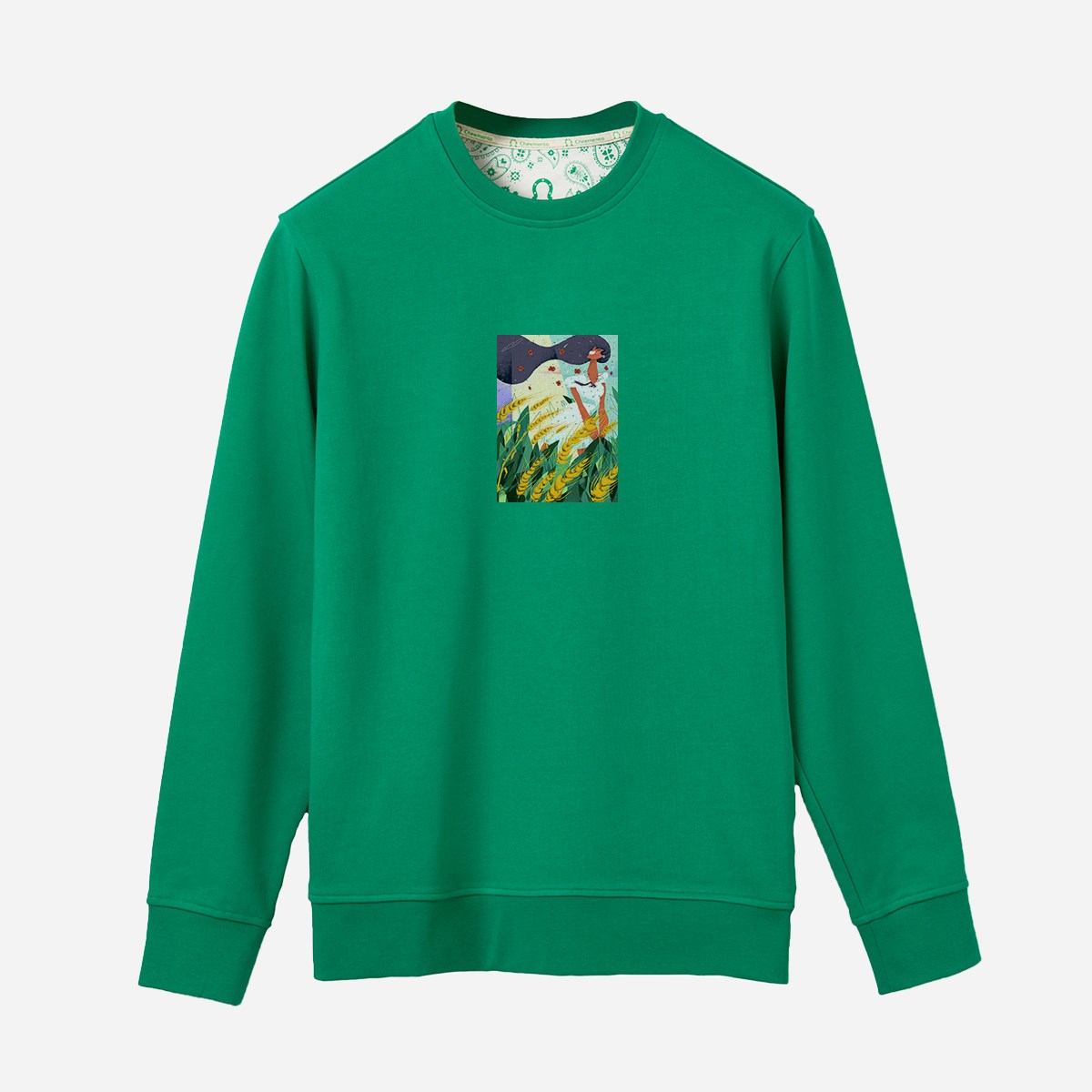 Sweatshirt Burçak Tarlası Erkek Turuncu