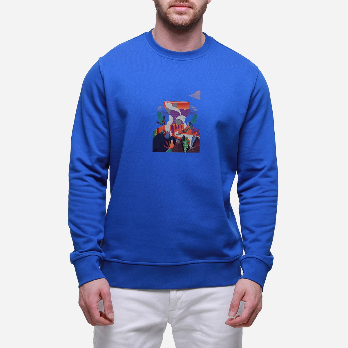 Sweatshirt Citylight Erkek Taş