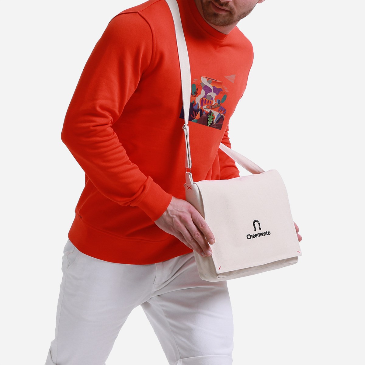 Sweatshirt Citylight Erkek Taş